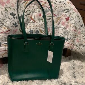 Kate Spade Perry Laptop Tote - Deep Jade